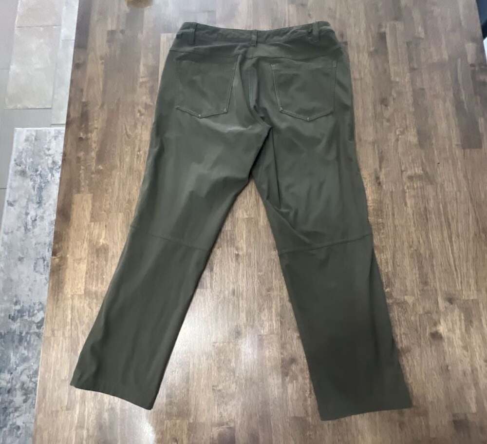 Lululemon ABC Classic Fit 5-Pocket Pants Olive Green Size 28